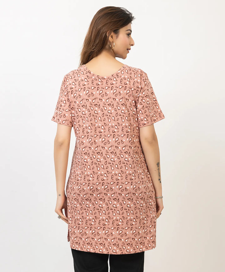 Charming Floral Everyday Long Top
