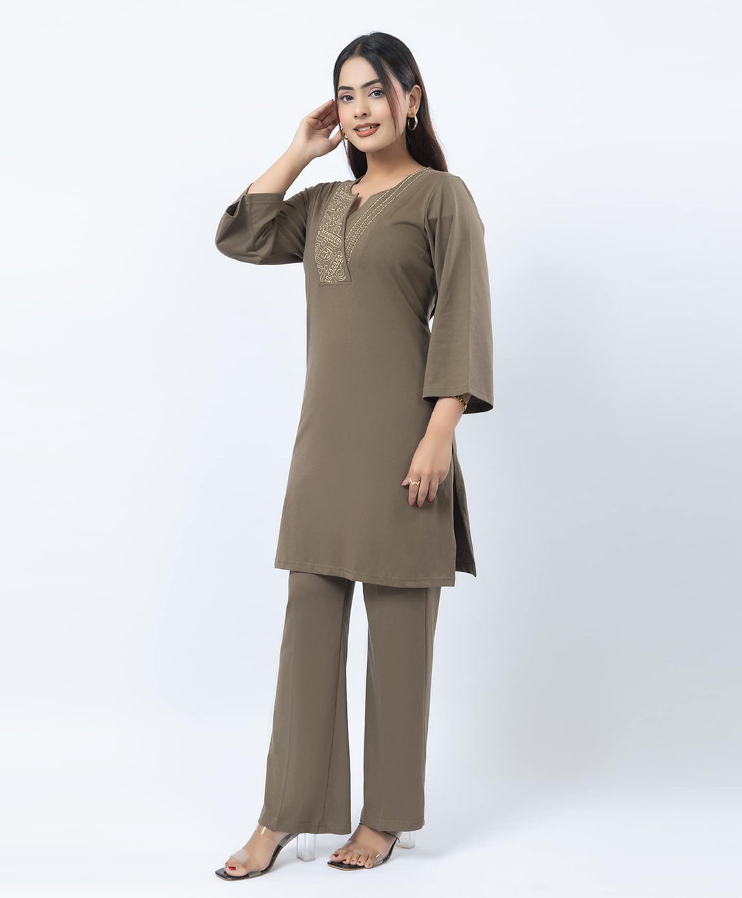 Graceful Premium Embroidered Kurta Set