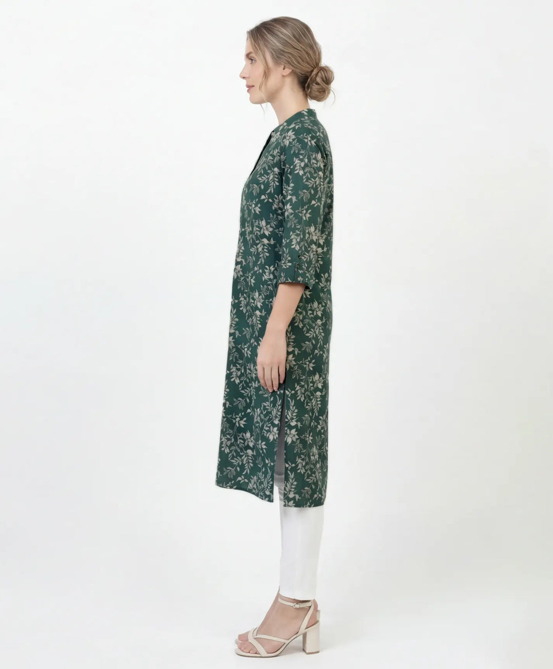Artistic Print Straight Kurta