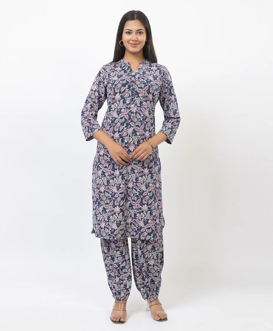 Graceful Ethnic Printed Afghan Suit Set