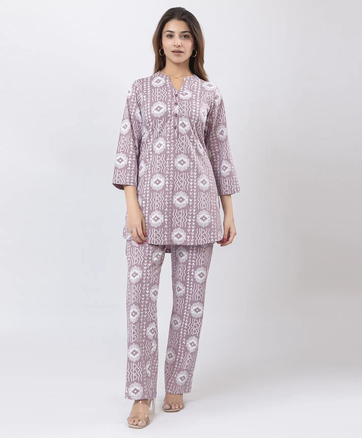 Classic Printed Kurta with Pants