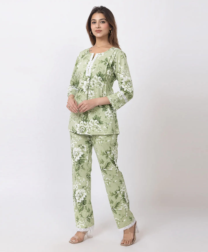 Floral Print Co-Ord Set for Everyday Wear