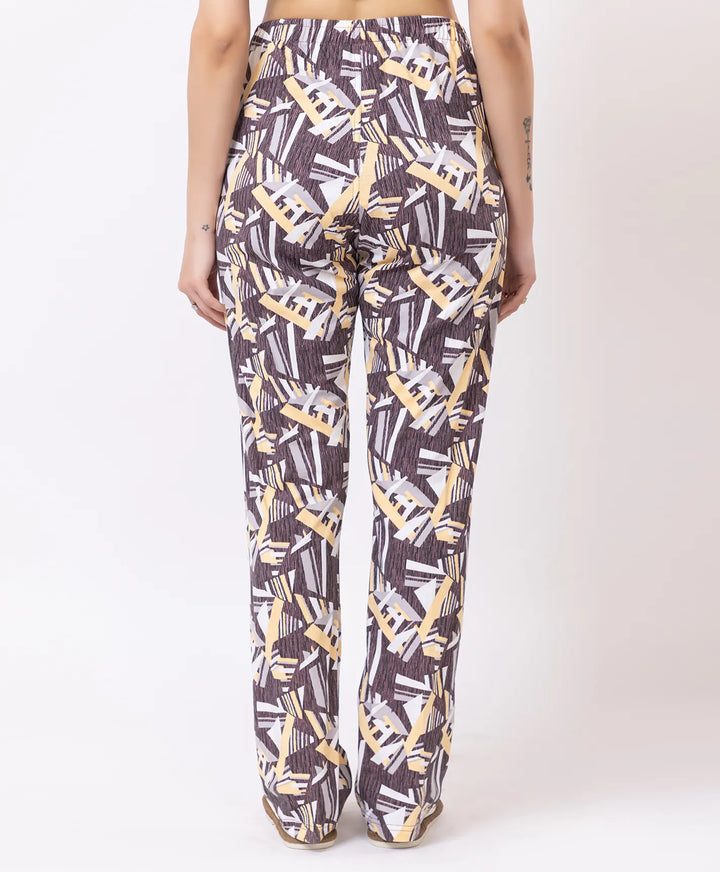 Stylish Rotary Print Comfort Lower
