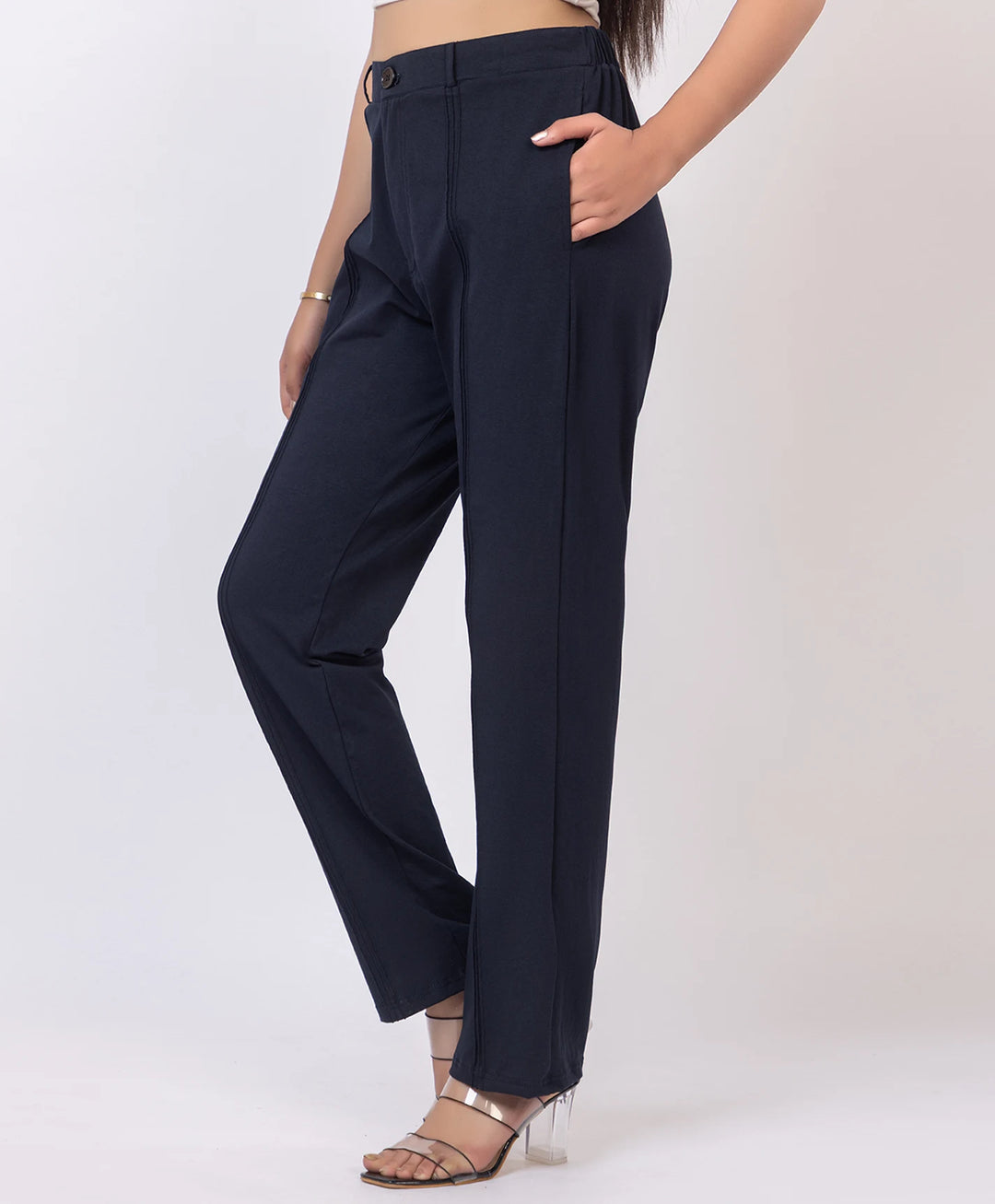 Modern Office Wear Lycra Trousers