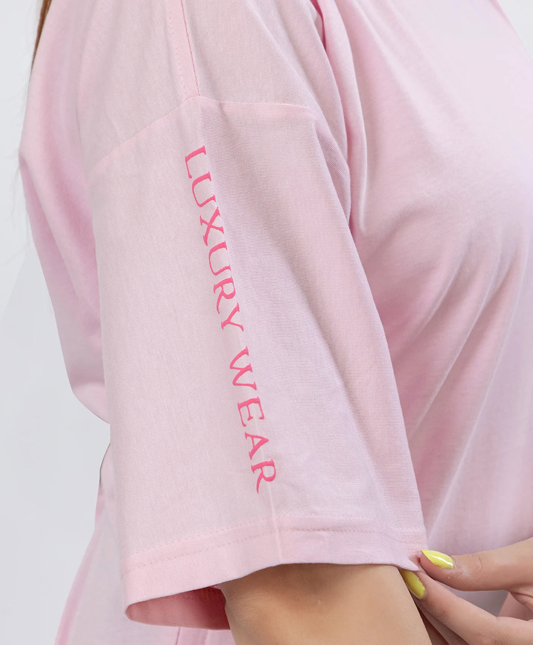 Drop Shoulder Luxury Wear Graphic Top