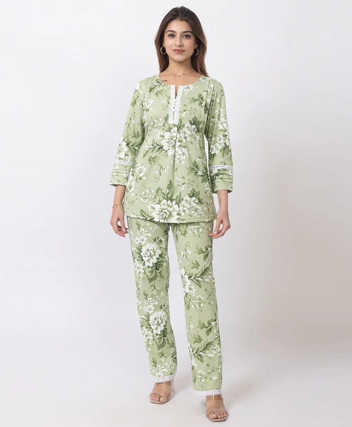Floral Print Co-Ord Set for Everyday Wear