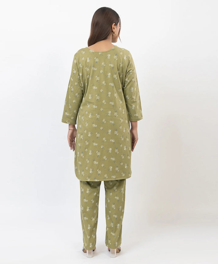 Round Neck All Over Floral Print Kurta Pant Set