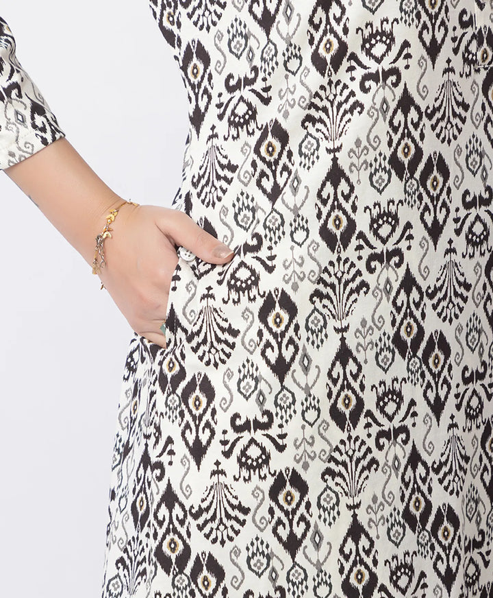 Elegant Printed Afgani Suit