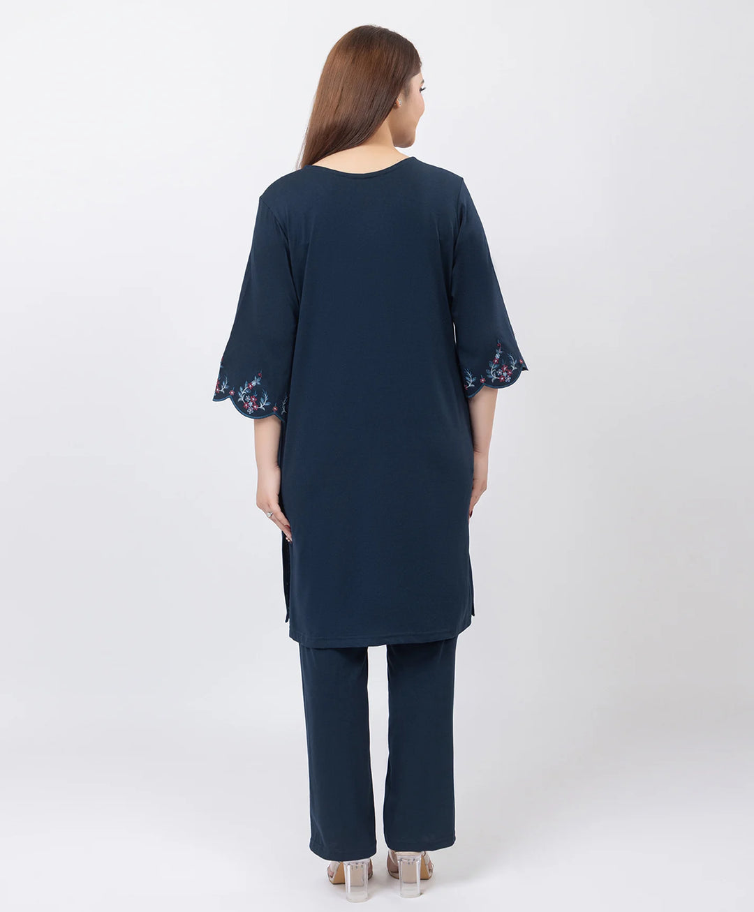 Classic Everyday Kurta Set with Embroidered Finish
