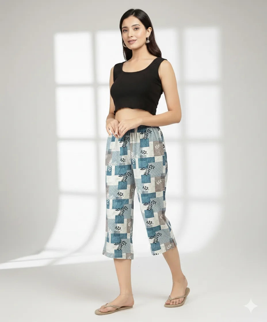 Printed Capri Plazzo