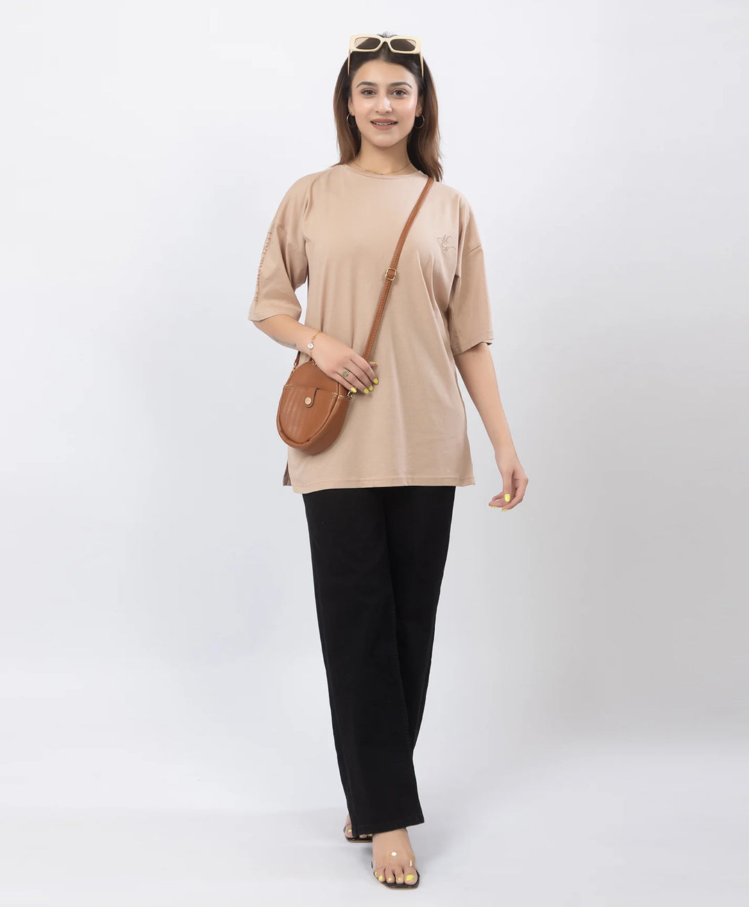 Drop Shoulder Luxury Wear Graphic Top