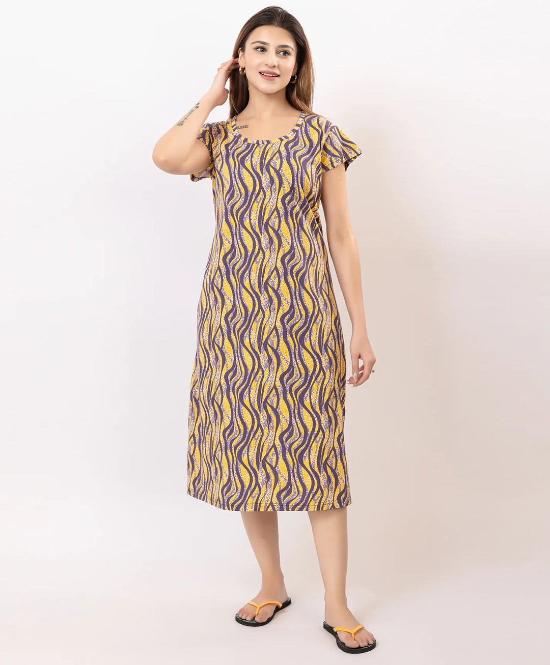 Premium Printed Short Nighty