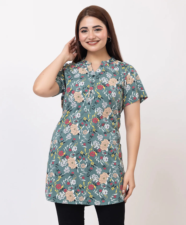 Smart Floral Style Kurti