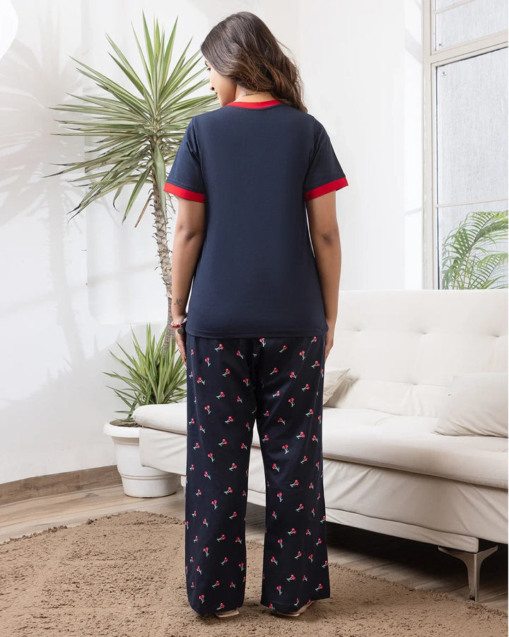 Sweet Cherry Lounge Night Suit
