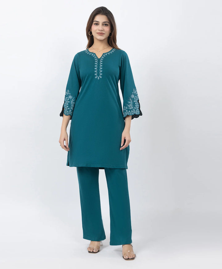 Classic Ethnic Kurta Set with Designer Sleeve Detail