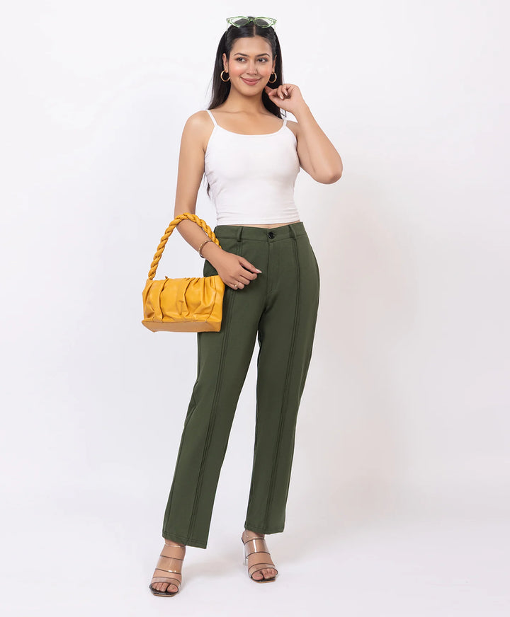 Modern Office Wear Lycra Trousers