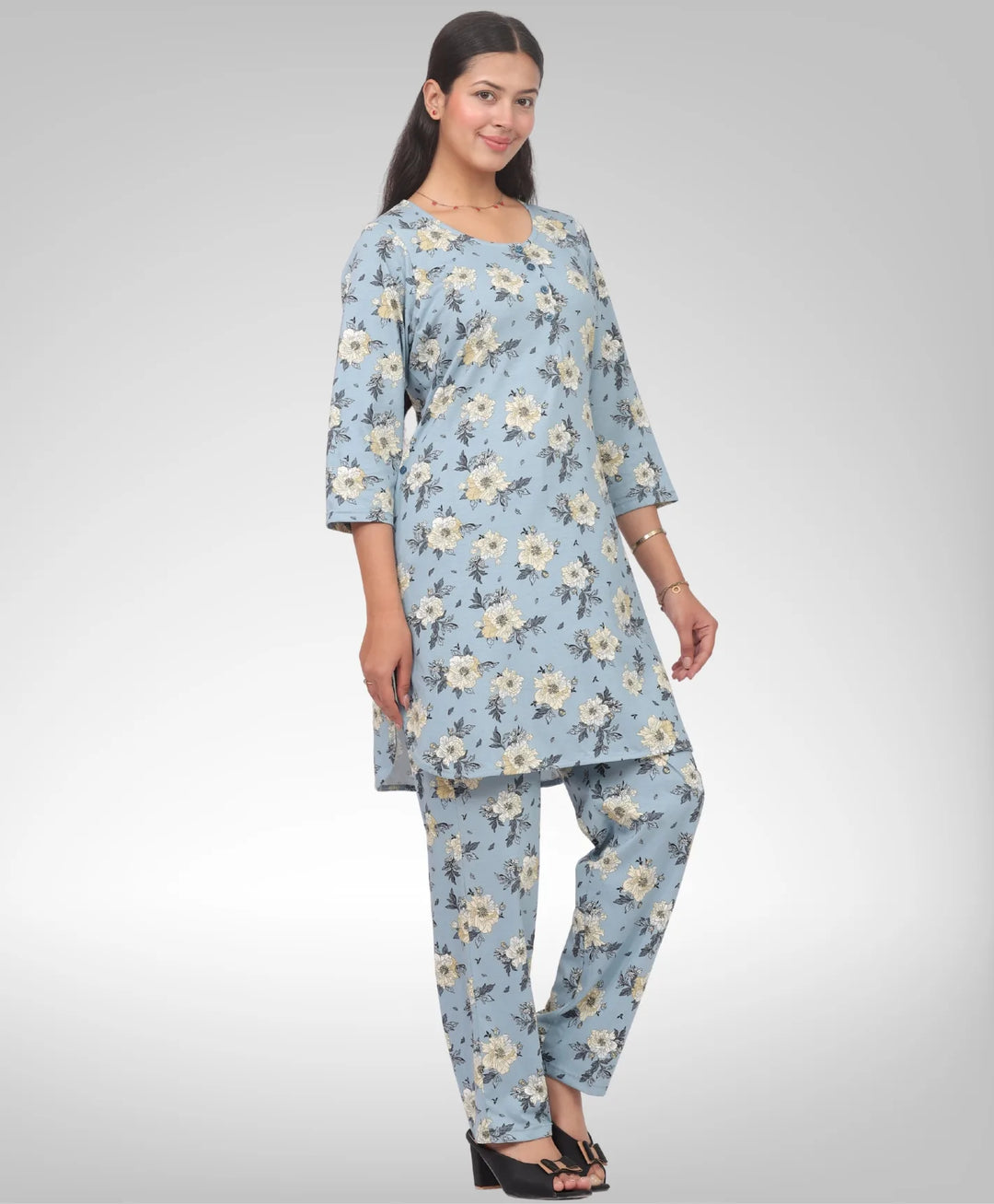 Gracefully Printed Kurta Set
