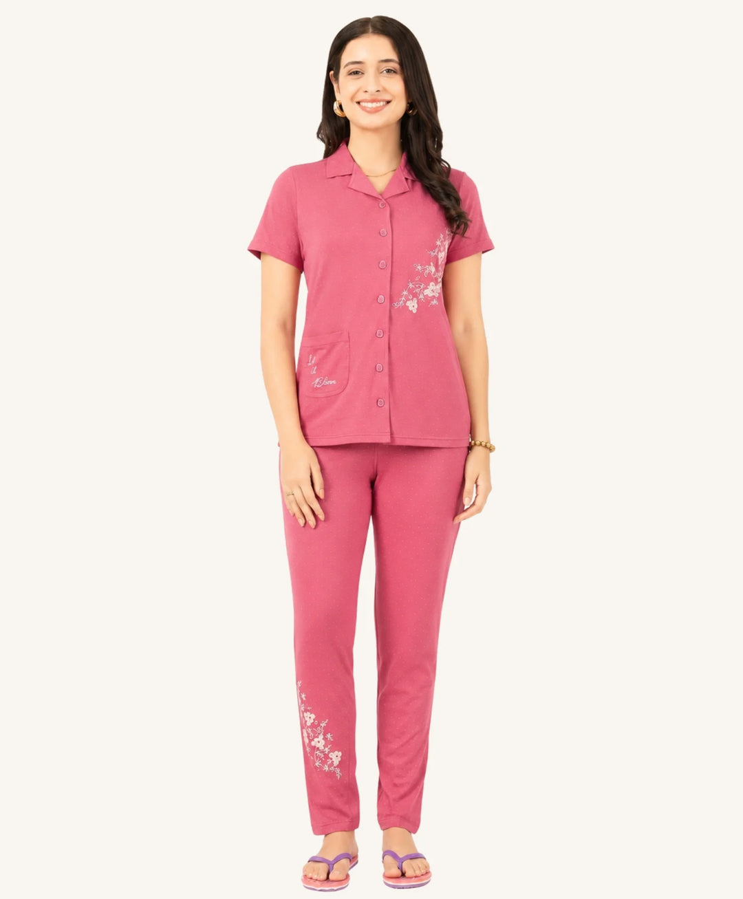 Cozy Charm Homewear Night Set