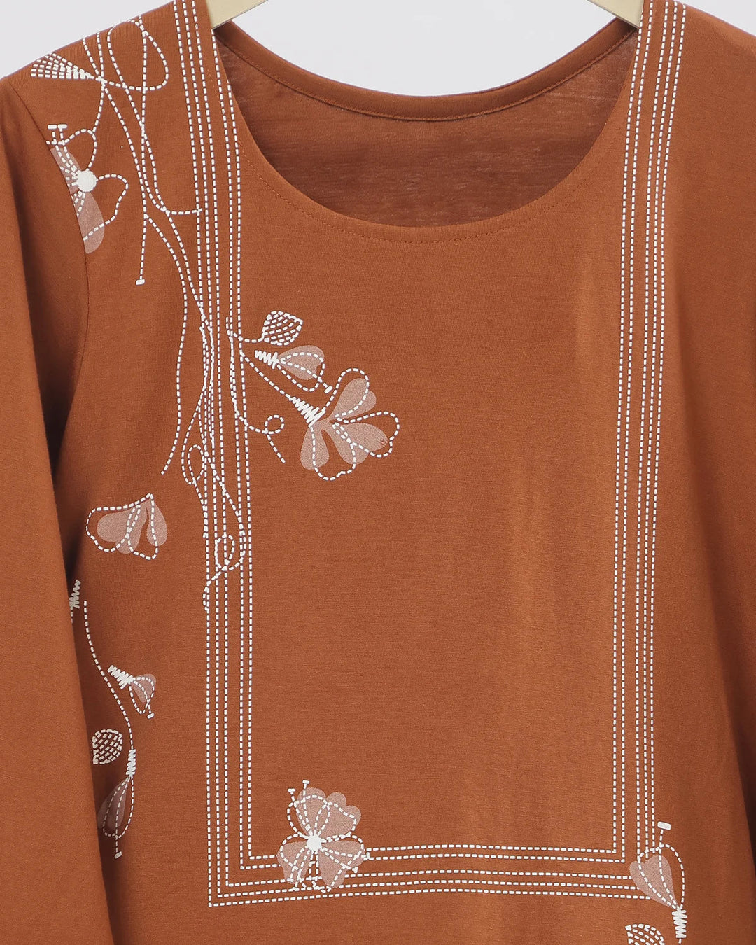 Floral Frame Kurta Set