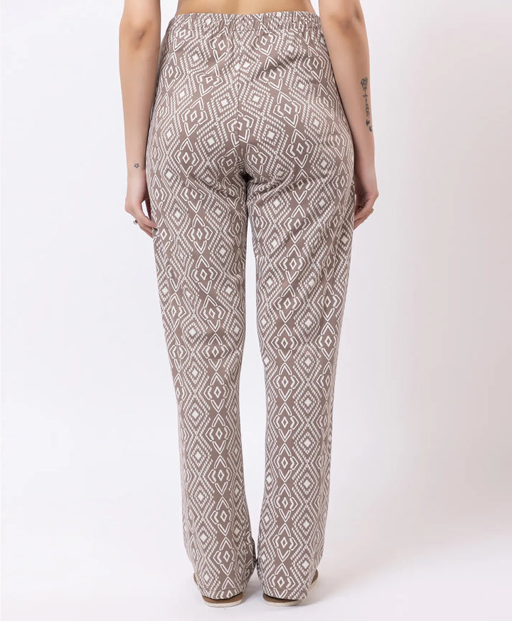 Stylish Rotary Print Comfort Lower