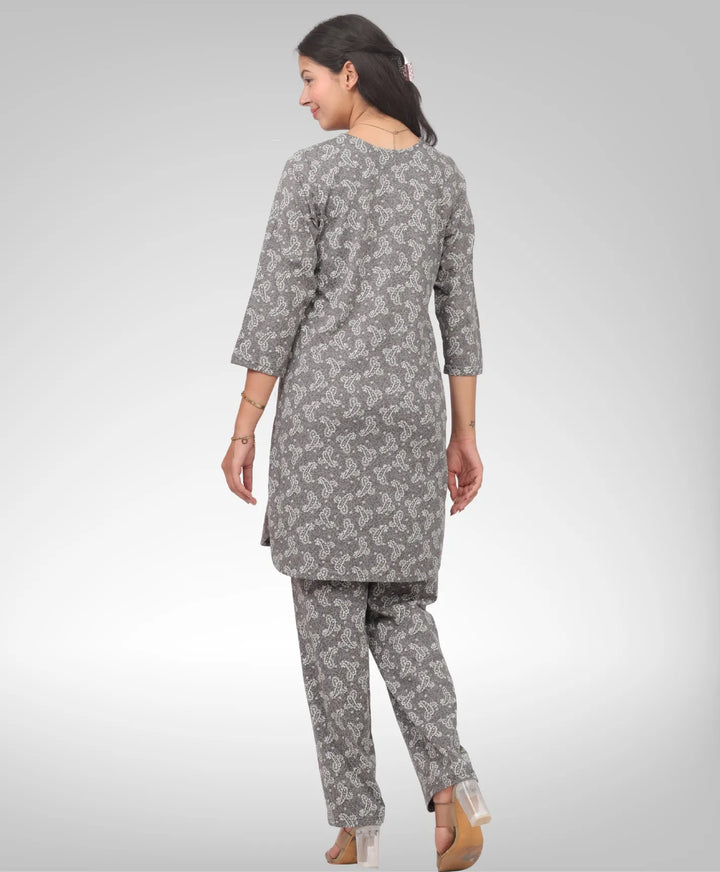 Gracefully Printed Kurta Set