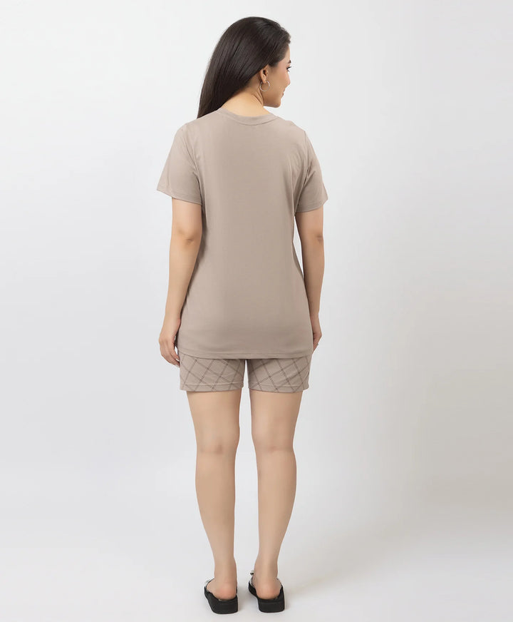 Comfortable and Trendy Graphic Tee & Shorts Set