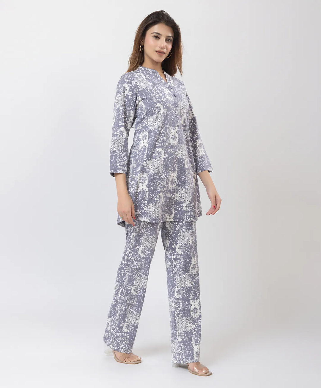 Classic Printed Kurta with Pants