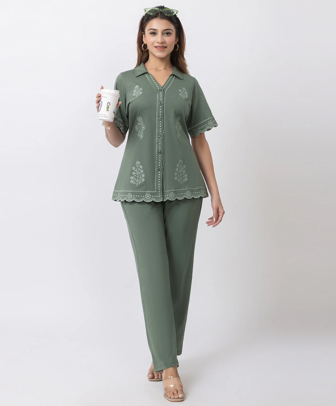 Premium Embroidered Co-Ord Set