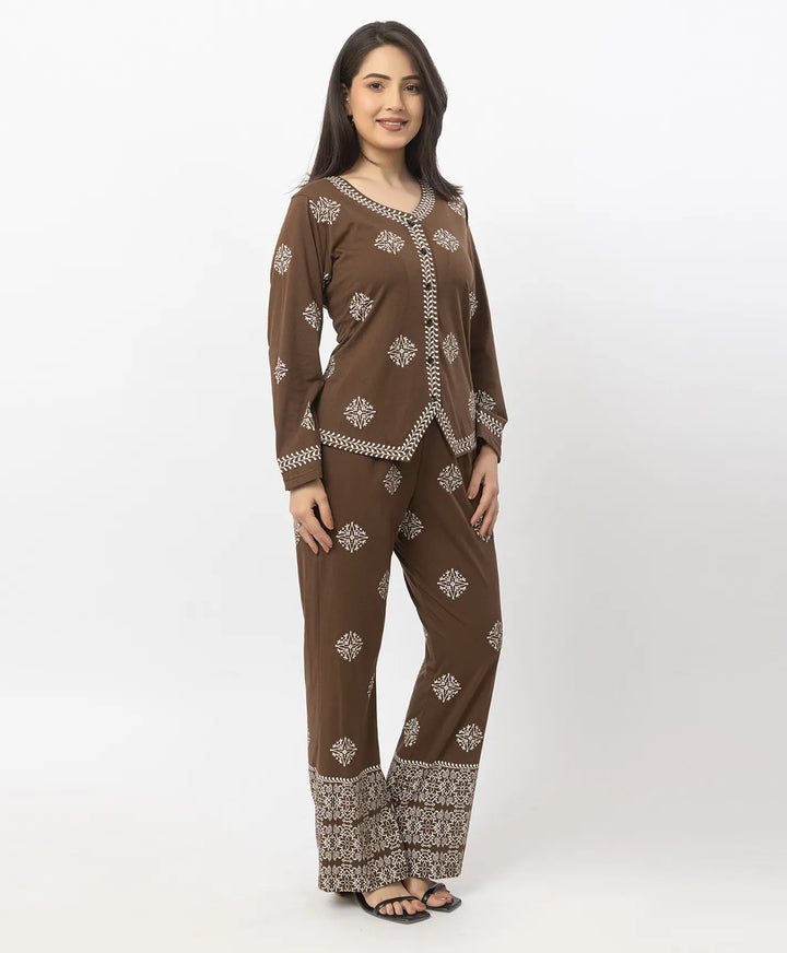 Premium Allover Motif Co-Ord Set