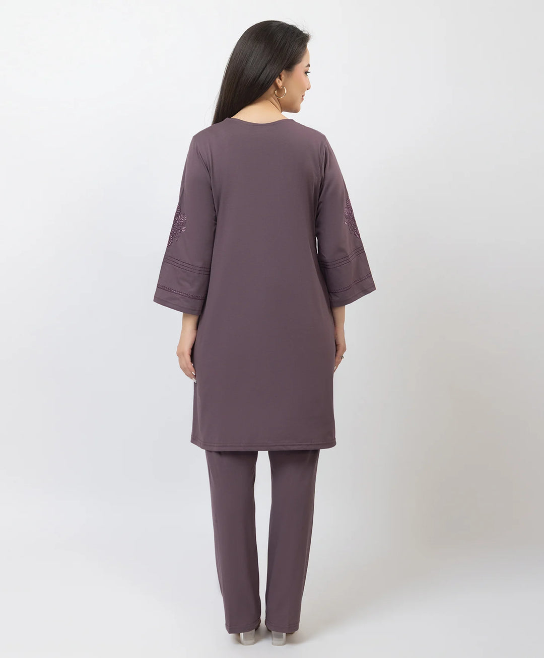 Premium Embroidered Straight-Fit Kurta Set