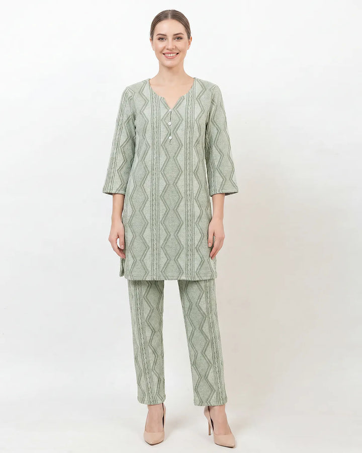 Woven Grace Kurta Set