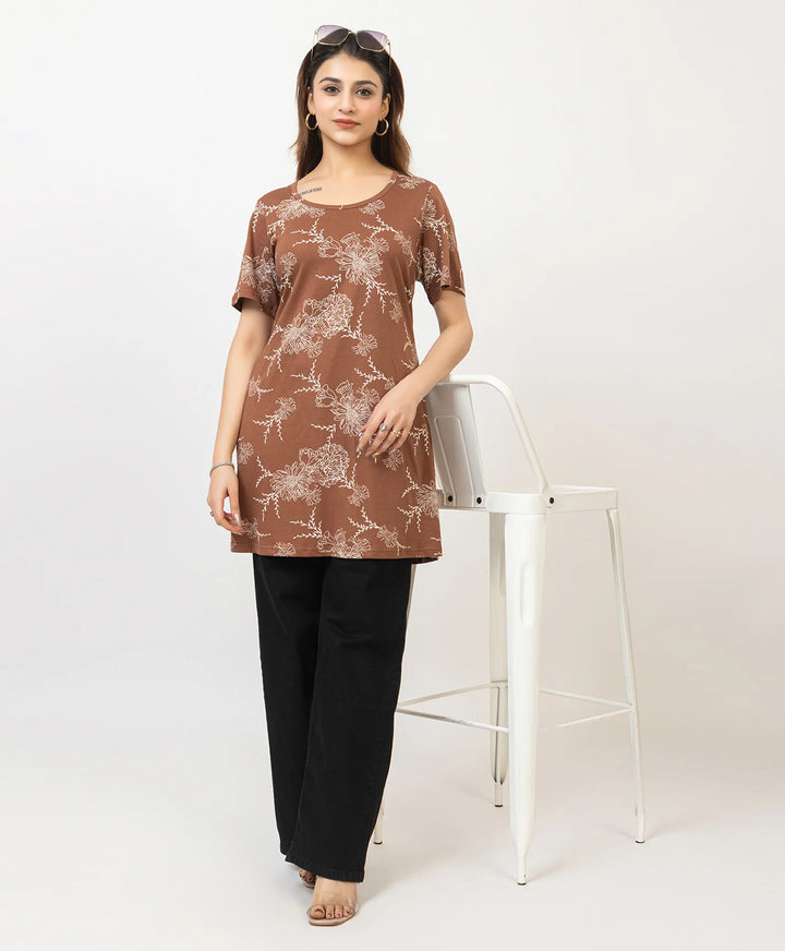 Charming Floral Everyday Long Top