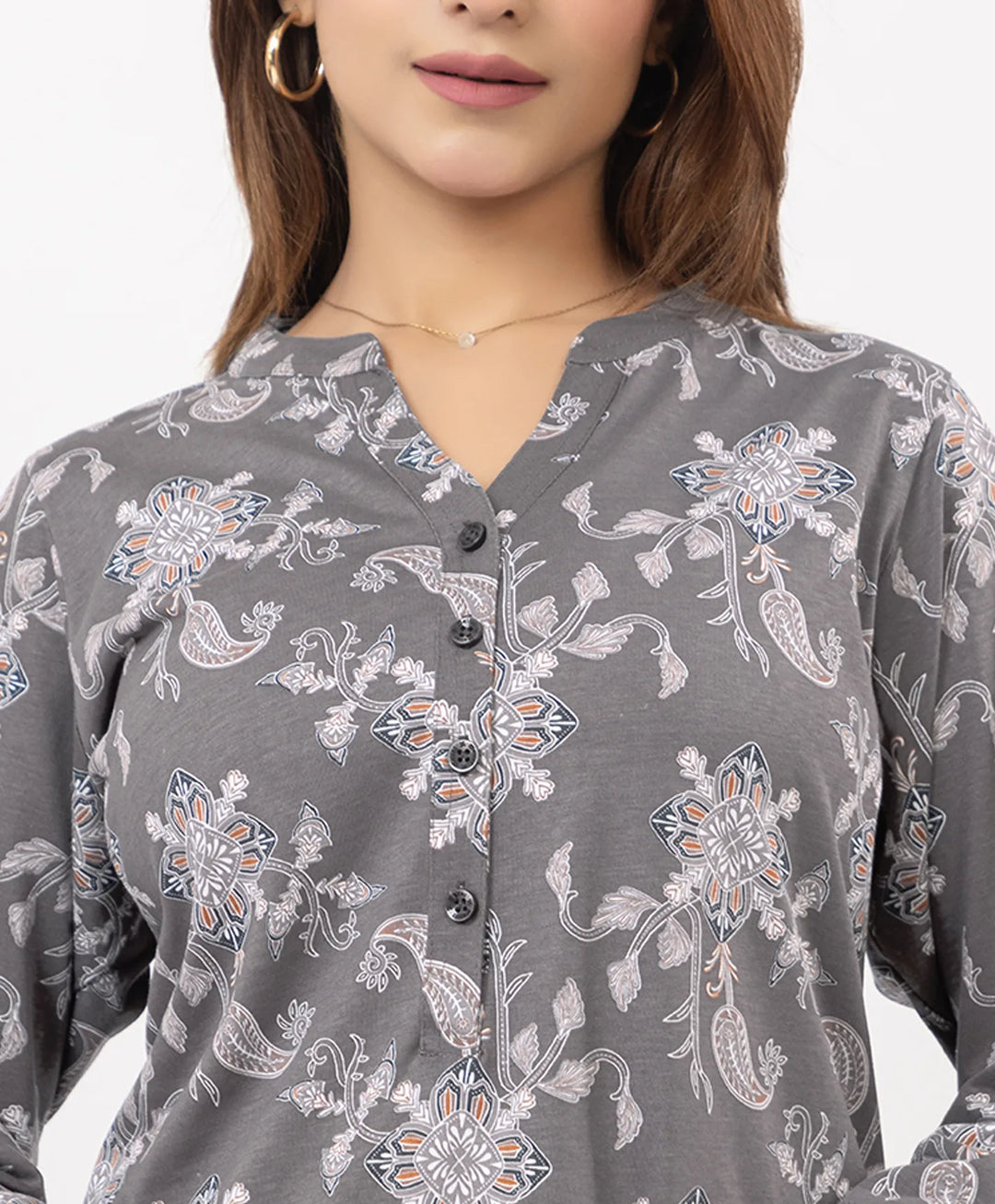 Modern Printed Kurta Set