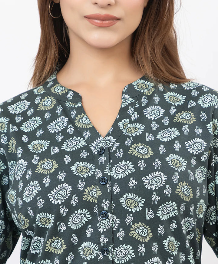 Elegant Printed Afgani Suit
