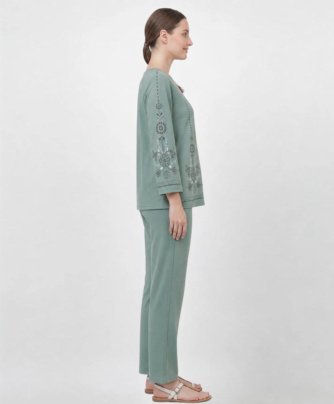 Premium Placement Print Co-Ord Set