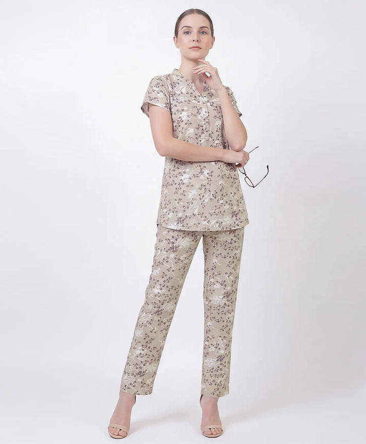 Graceful Floral Kurta Set