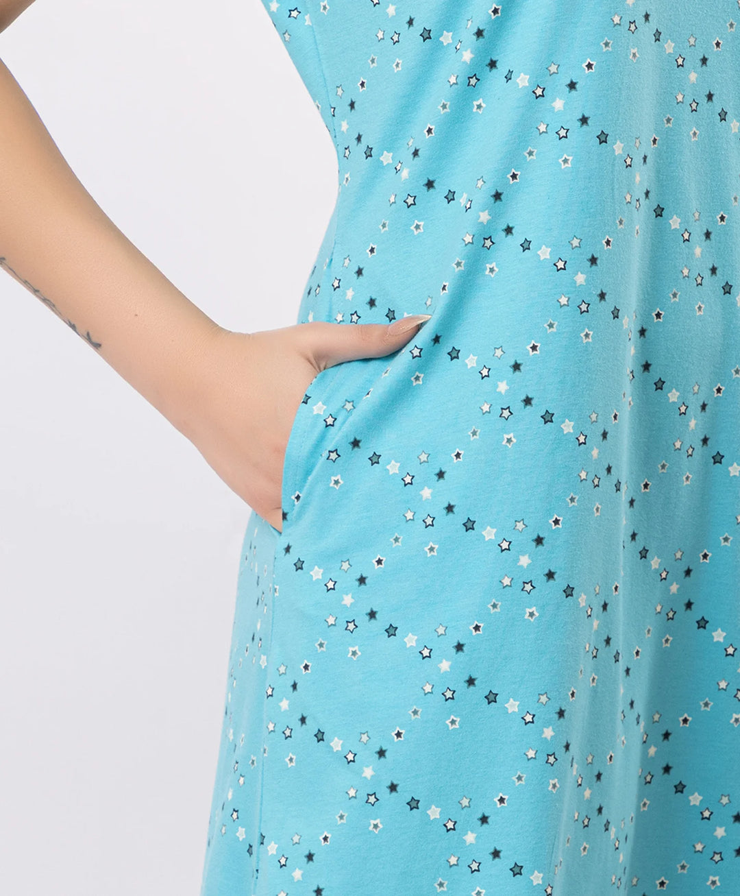 Premium Printed Short Nighty