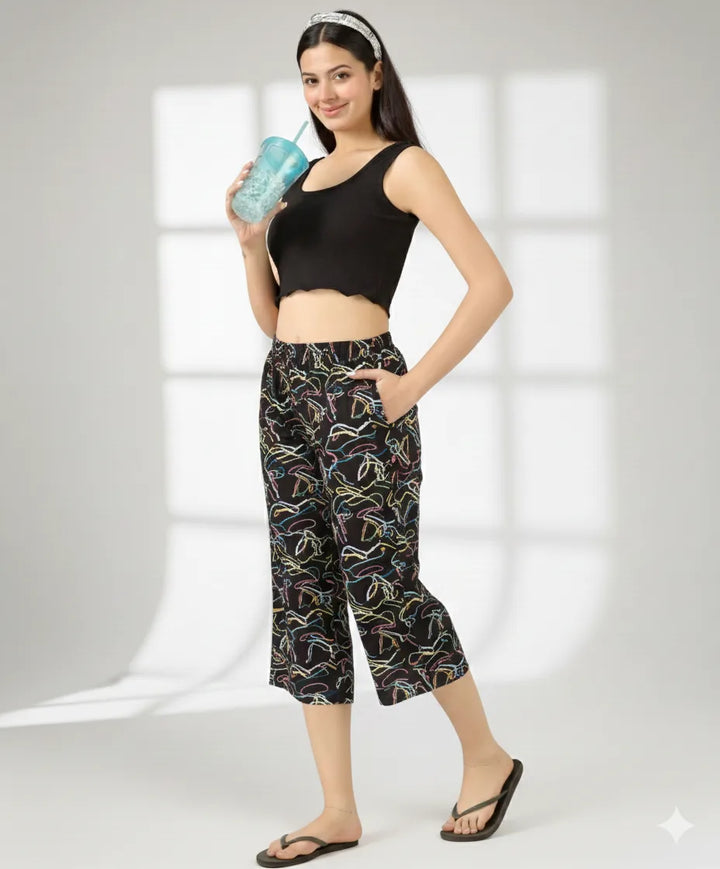 Printed Capri Plazzo