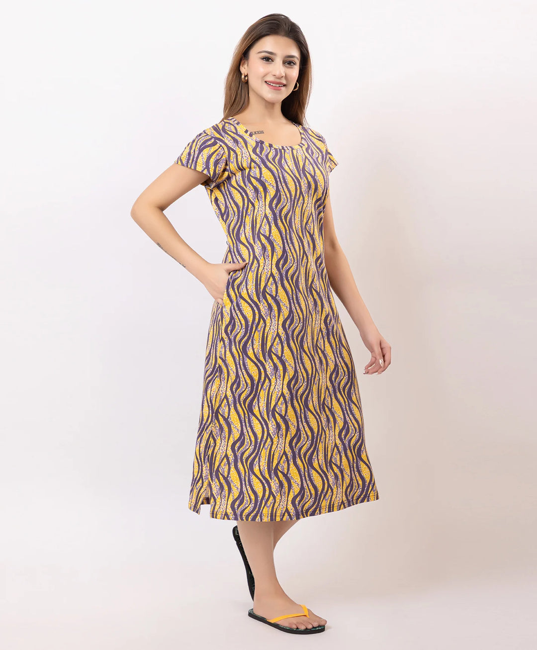 Premium Printed Short Nighty