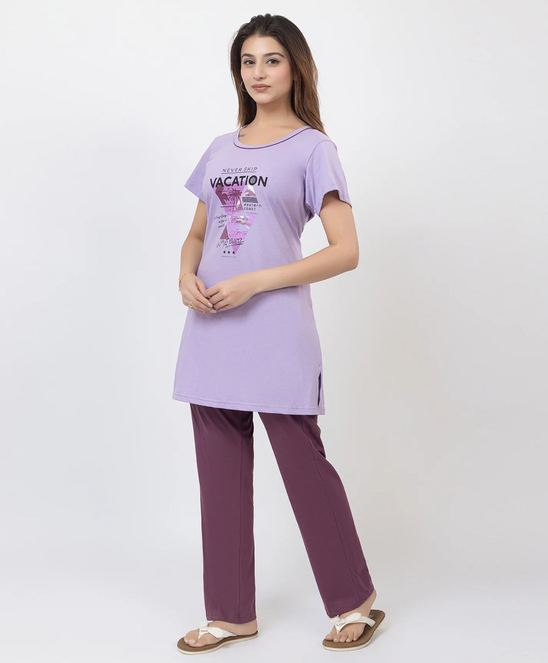 Printed Lounge Wear Set