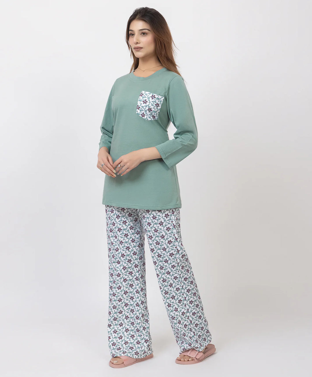 Blossom Charm Premium Night Suit