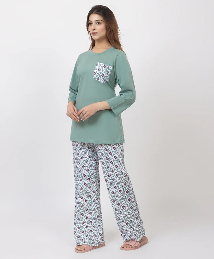 Blossom Charm Premium Night Suit
