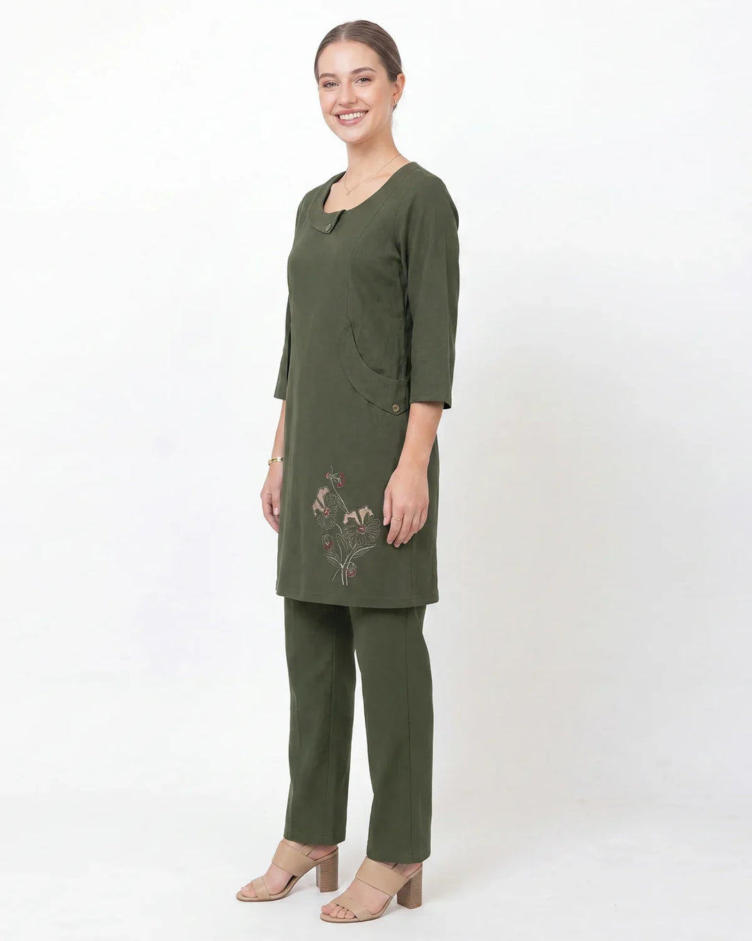 Heritage Bloom Kurta Set