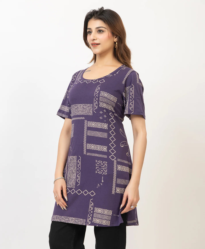 Charming Floral Everyday Long Top