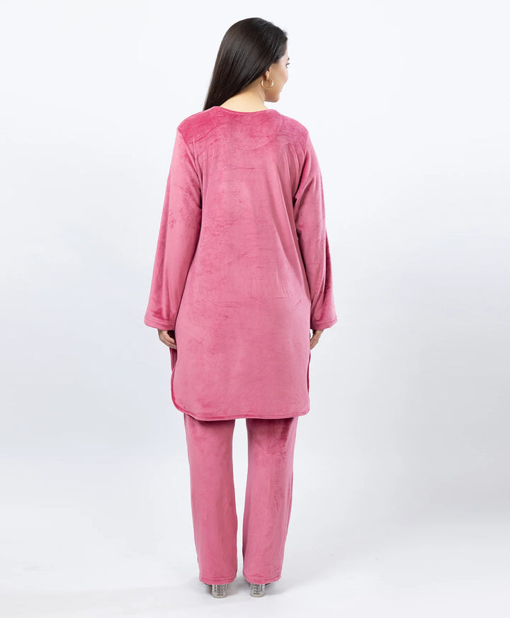 Full-Sleeves Kurta and Straight Fit Lower Set with Round Neck