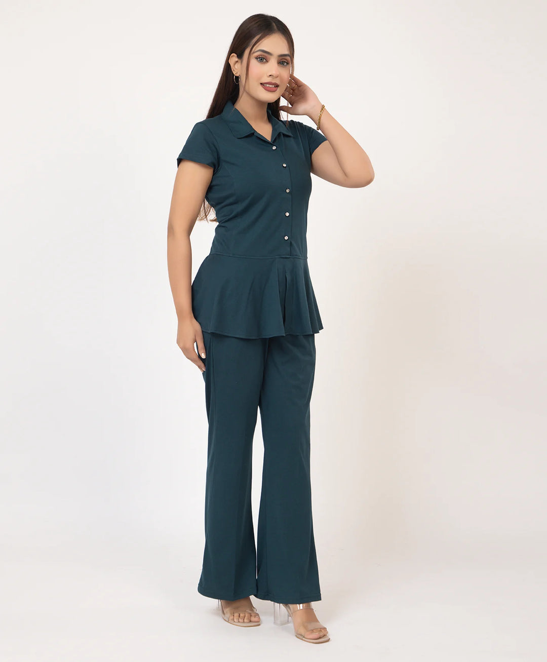 Smart Flared Top Co-ord Set