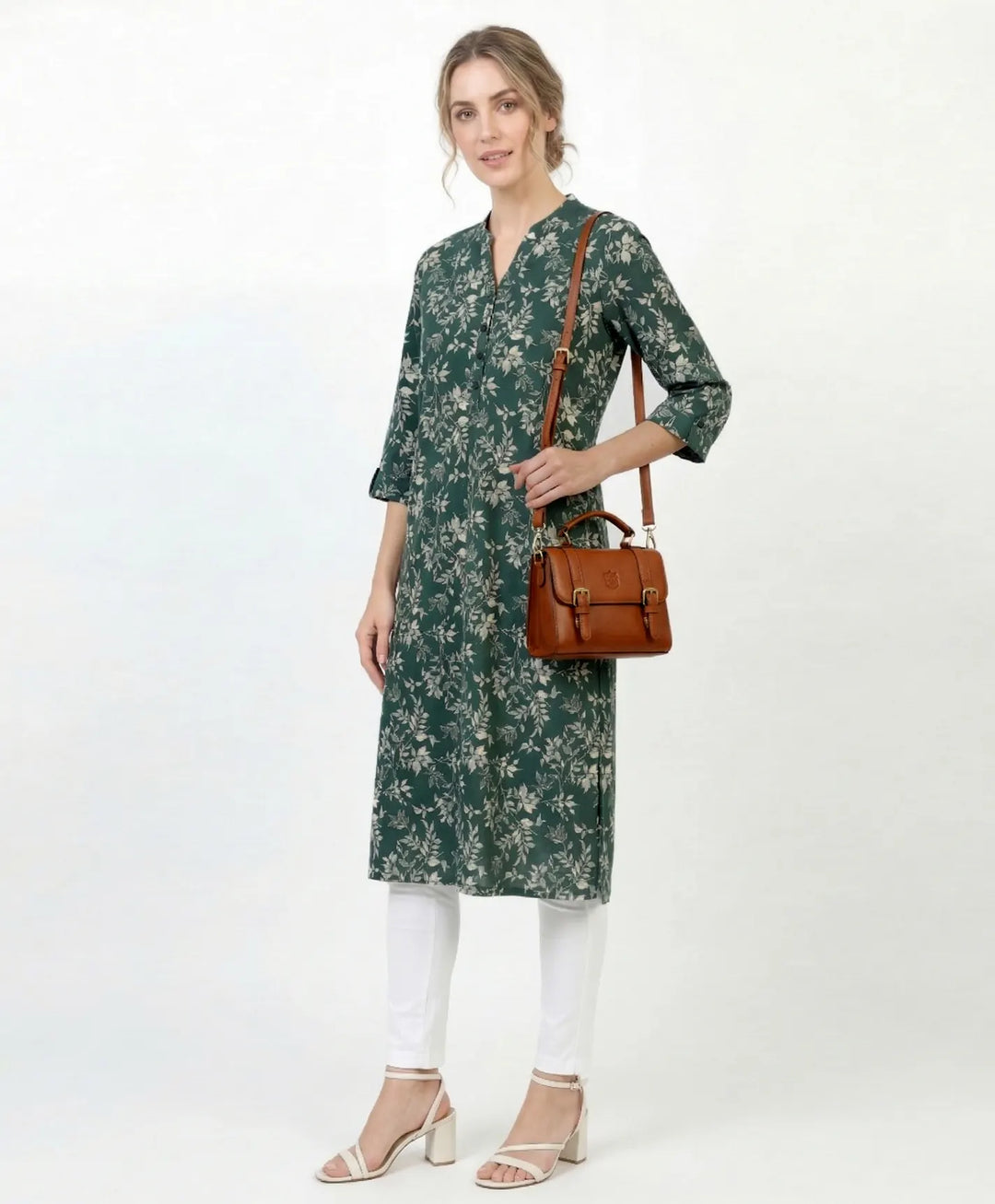 Artistic Print Straight Kurta