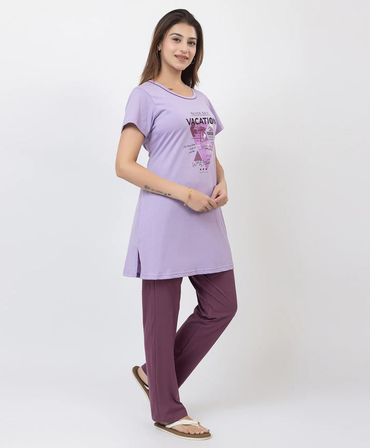Printed Lounge Wear Set