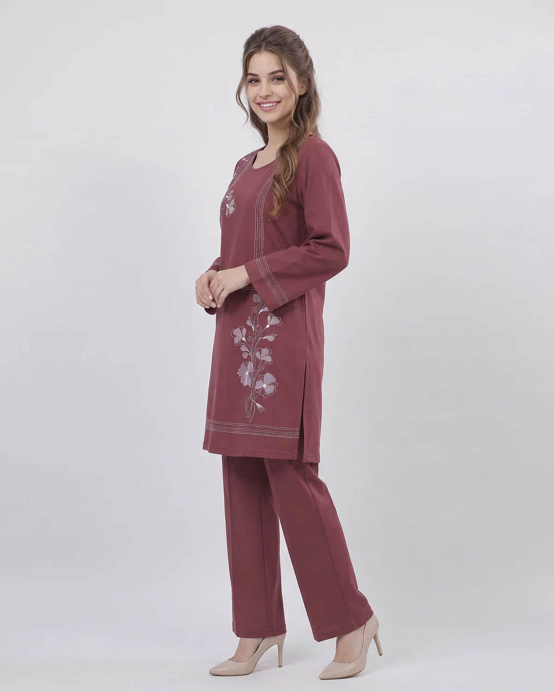 Floral Frame Kurta Set