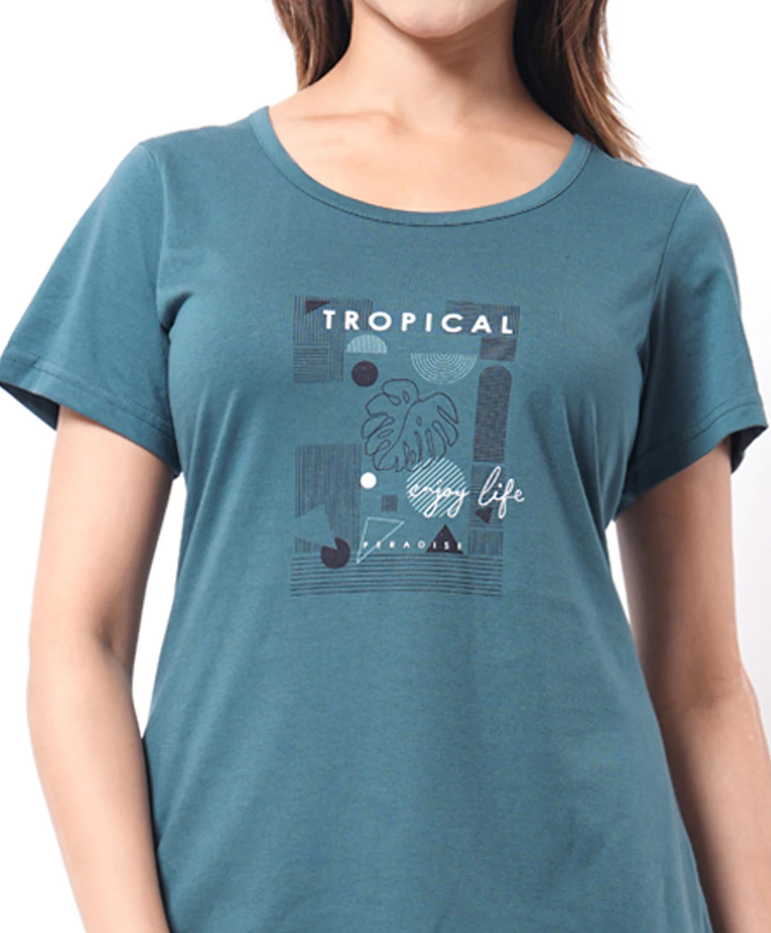 Basic Mid Length Night Suit